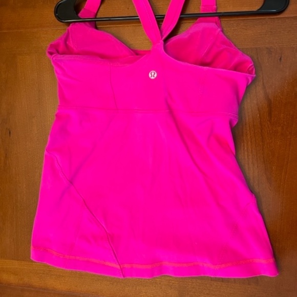 LULULEMON Pink Tank Size 8 - Picture 2 of 2